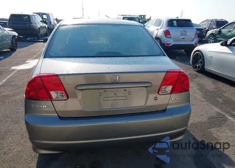 2004 Honda Civic Lx z USA, uszkodzony, nr VIN 2HGES16594H542841